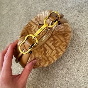 Jacquard Fabric Mini Bag Graphy wristlet Pouch Party Date Night Brunch Date Bag